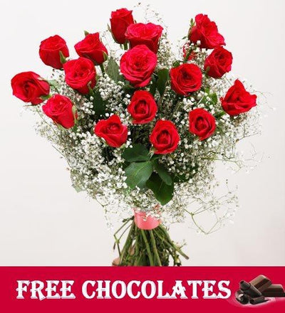 Forever - Rose Bouquet | FREE Chocolates flowers CityFlowersIndia 