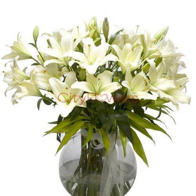 PASTEL WHITE flowers CityFlowersIndia 
