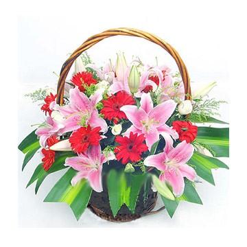 Light Up My Life Flower Basket flowers CityFlowersIndia 