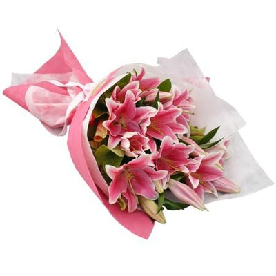 Lilies Seduction - Bouquet flowers CityFlowersIndia 