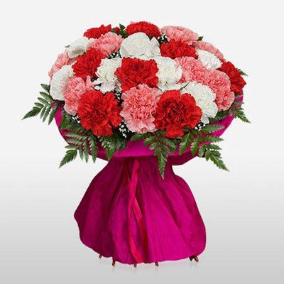 Mix Divine carnations flowers CityFlowersIndia 