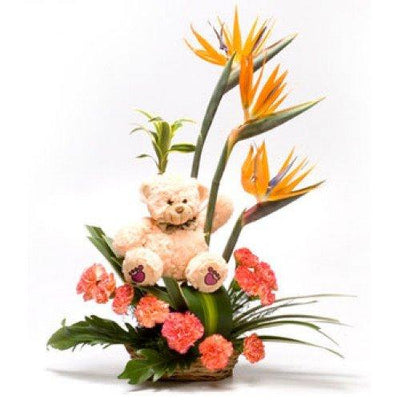 Brilliant Love With Bear flowers CityFlowersIndia 