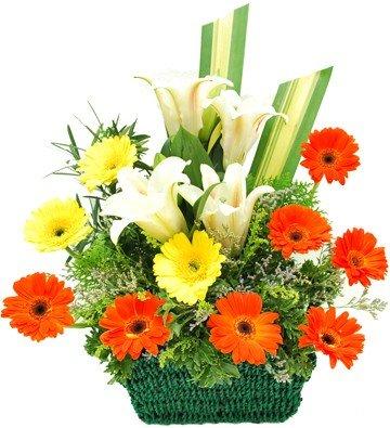 Dawning Love Basket flowers CityFlowersIndia 