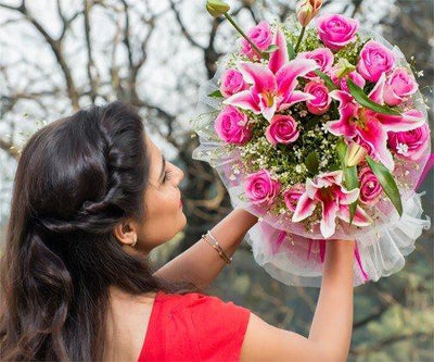 Love is Bliss flowers CityFlowersIndia 