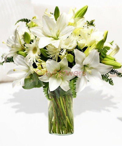 PURITY FOREVER flowers CityFlowersIndia 