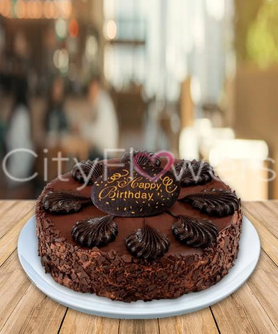 CHOCOLATE CAKE DELIGHT flowers CityFlowersIndia 