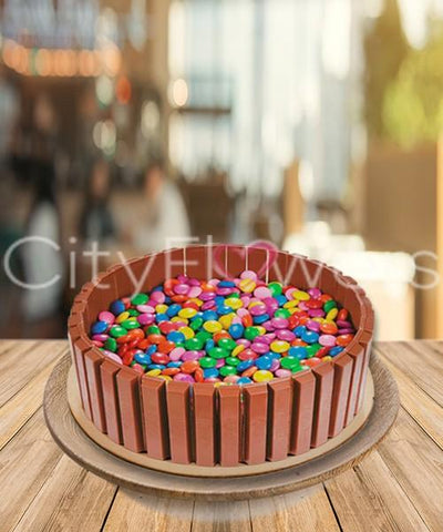 KITKAT CHOCOLATE CAKE flowers CityFlowersIndia 