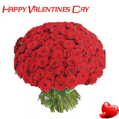 From my Heart _ 200 Premium Red Rose flowers CityFlowersIndia 