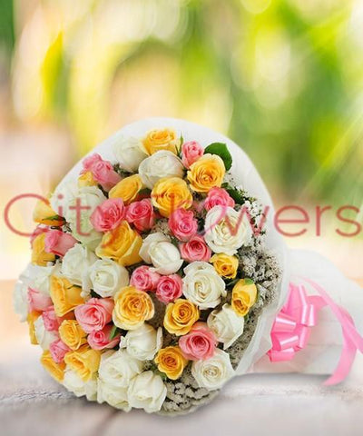 GLAMOROUS BUNCH flowers CityFlowersIndia 