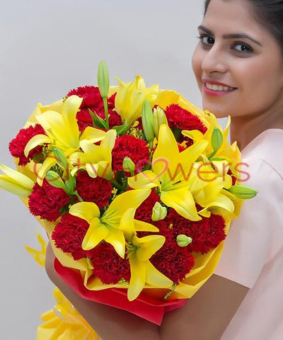 PRETTY WARM flowers CityFlowersIndia 