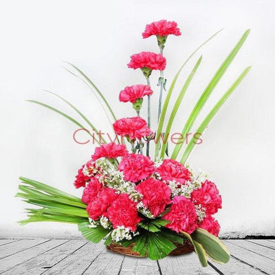 CARNATIONS BLUSH flowers CityFlowersIndia 