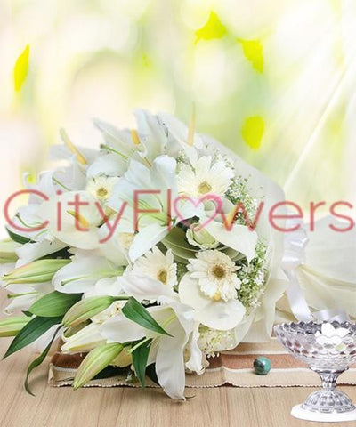 TIED IN LOVE flowers CityFlowersIndia 