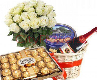 MEGA COMBO HAMPER flowers CityFlowersIndia 