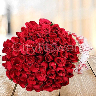 40 Roses SIMPLICITY flowers CityFlowersIndia 