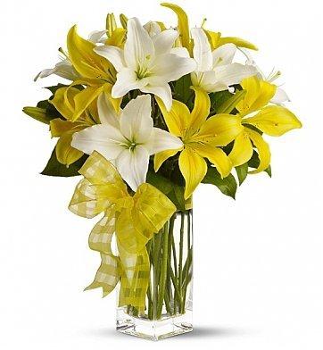 GLAMOROUS EXOTIC LILIES flowers CityFlowersIndia 