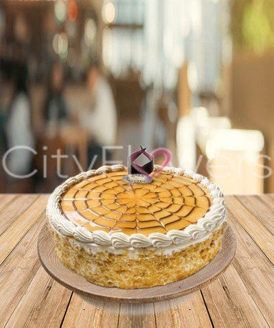 DELICIOUS BUTTERSCOTCH CAKE flowers CityFlowersIndia 