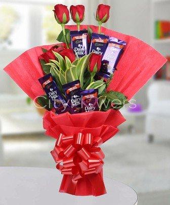 BOUNDLESS BOUQUET flowers CityFlowersIndia 