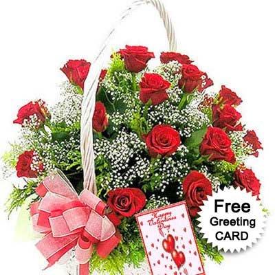 Love Surprise Basket. flowers CityFlowersIndia 