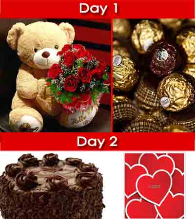 2 Days Love Combo flowers CityFlowersIndia 