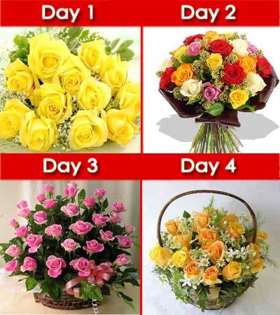 4 Days Surprise (2) flowers CityFlowersIndia 