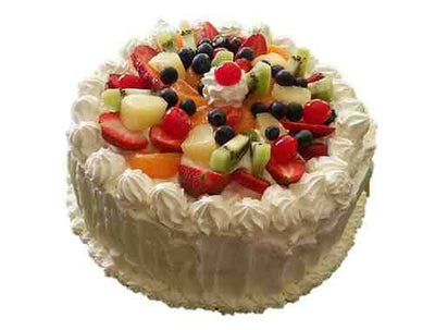 Fresh Fruit Cake (1 KG) flowers CityFlowersIndia 