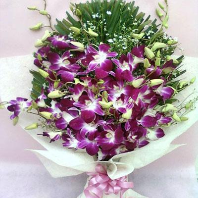 Orchids Bouquet flowers CityFlowersIndia 