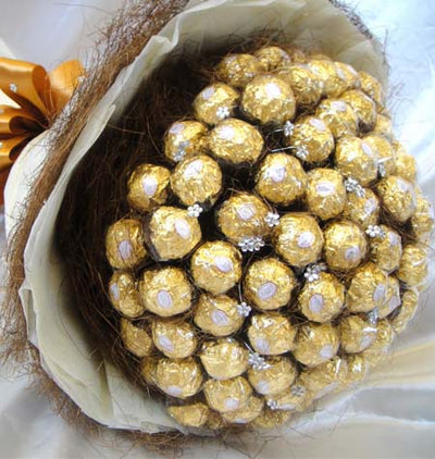 Ferrero Rocher Premium Bouquet flowers CityFlowersIndia 