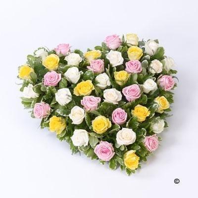 Luxurious Heart flowers CityFlowersIndia 