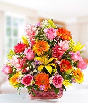 Grand Gesture Basket flowers CityFlowersIndia 