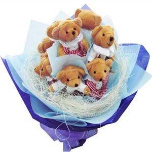 Teddy Bouquet - City Flowers Special flowers CityFlowersIndia 